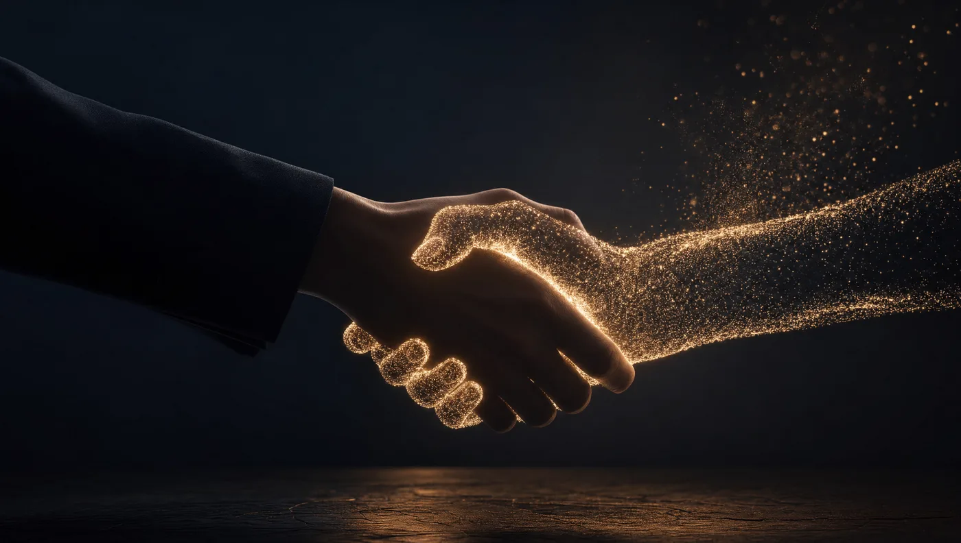 Human strategy and AI execution working as one team